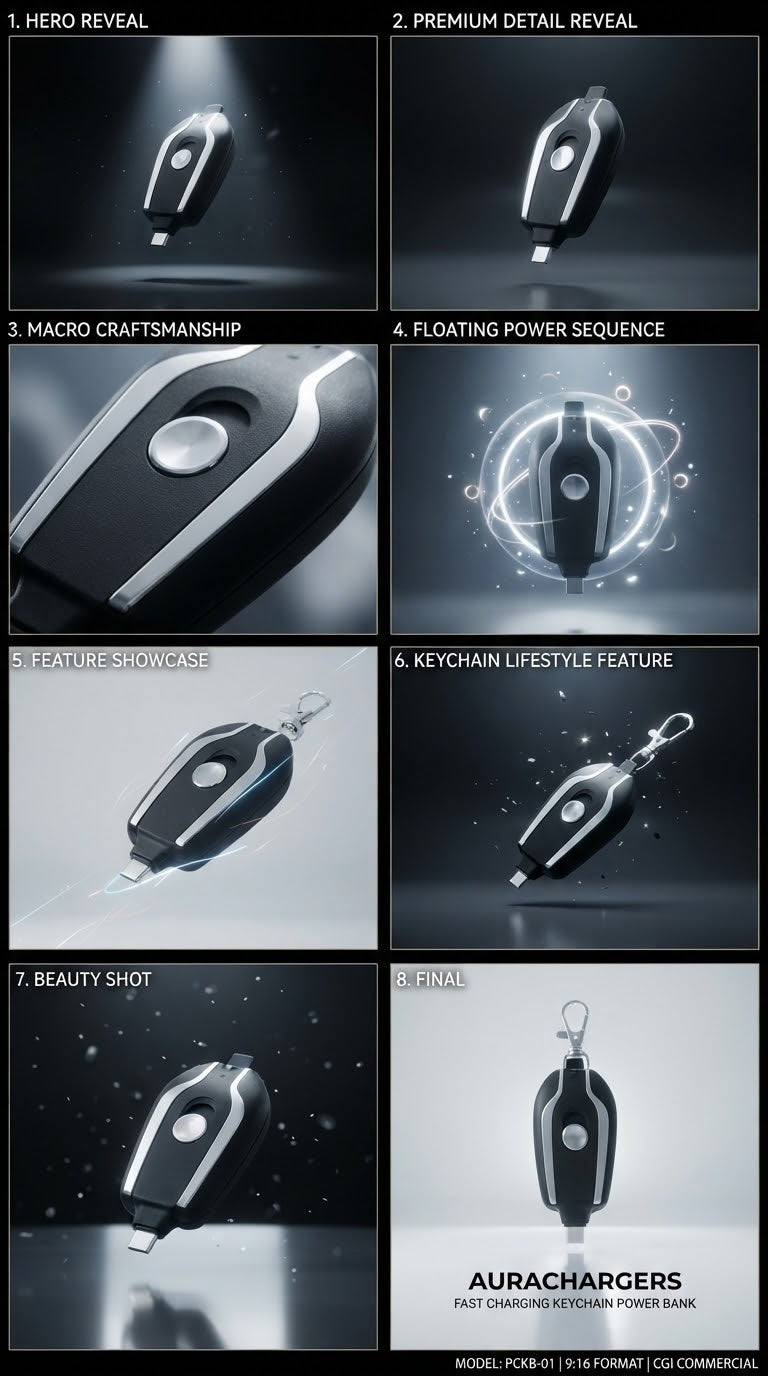 Fast Charging Keychain Power Bank