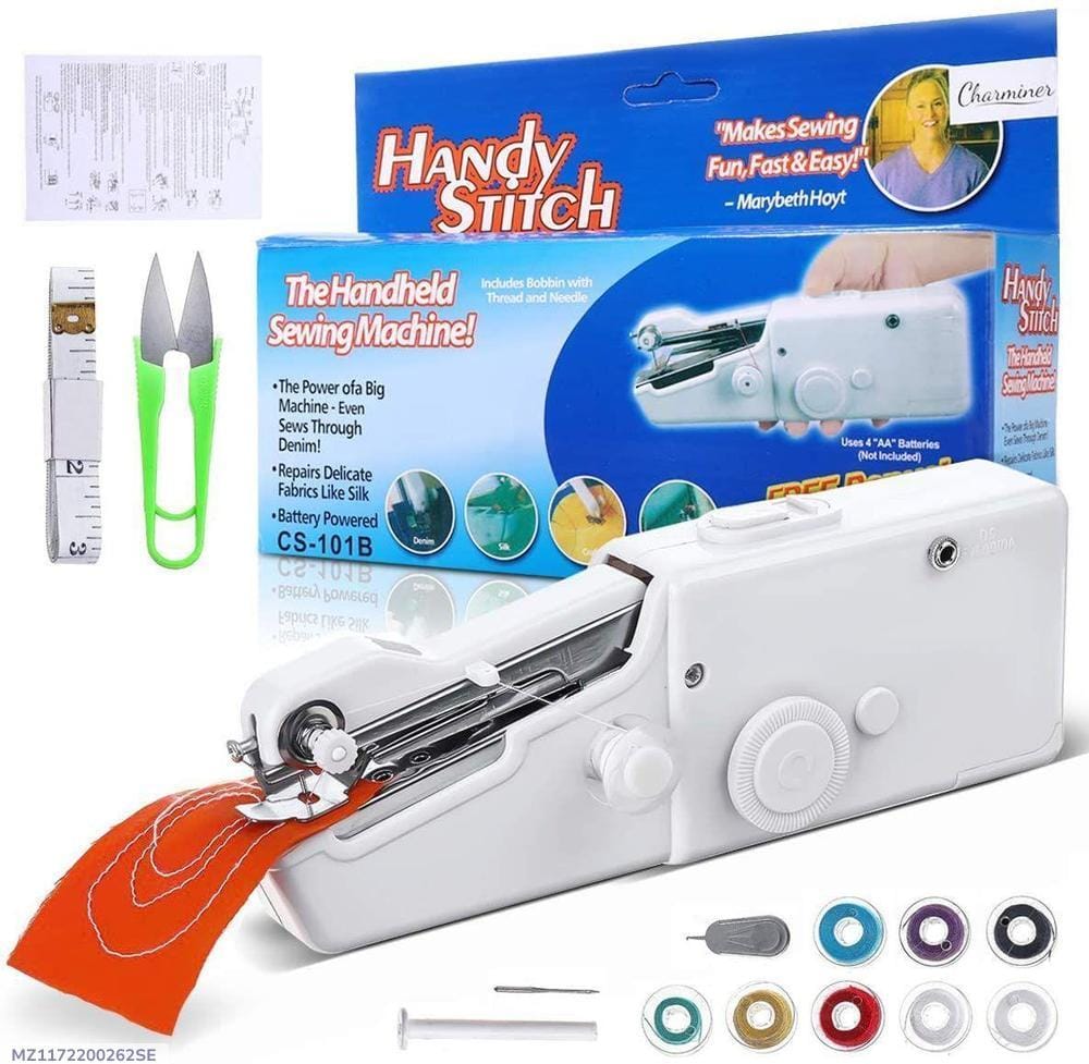 Handy Stitch Portable Handheld Sewing Machine – Cordless Battery Powered