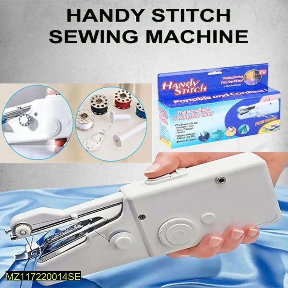 Handy Stitch Portable Handheld Sewing Machine – Cordless Battery Powered