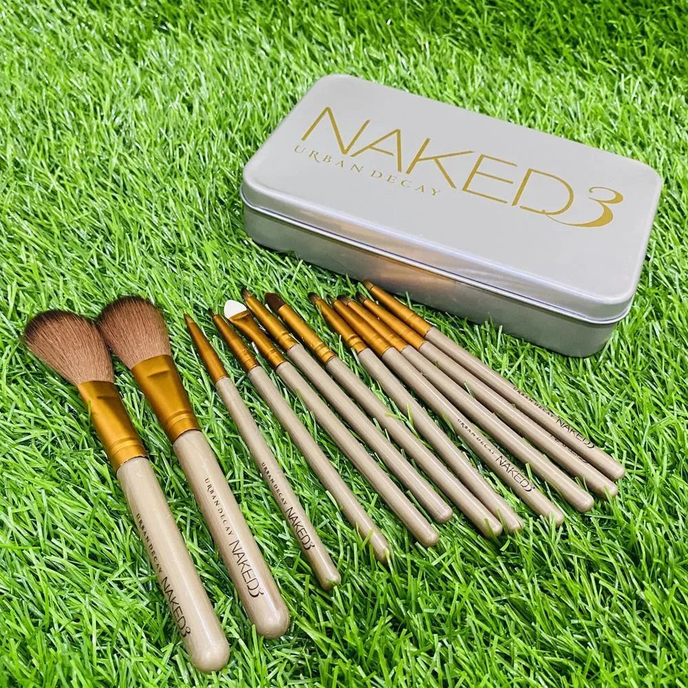 12 PCS Professional Makeup Brush Set with Storage Box | Soft Premium Bristles | Rs. 1299 | COD Available | Dilloana.Store